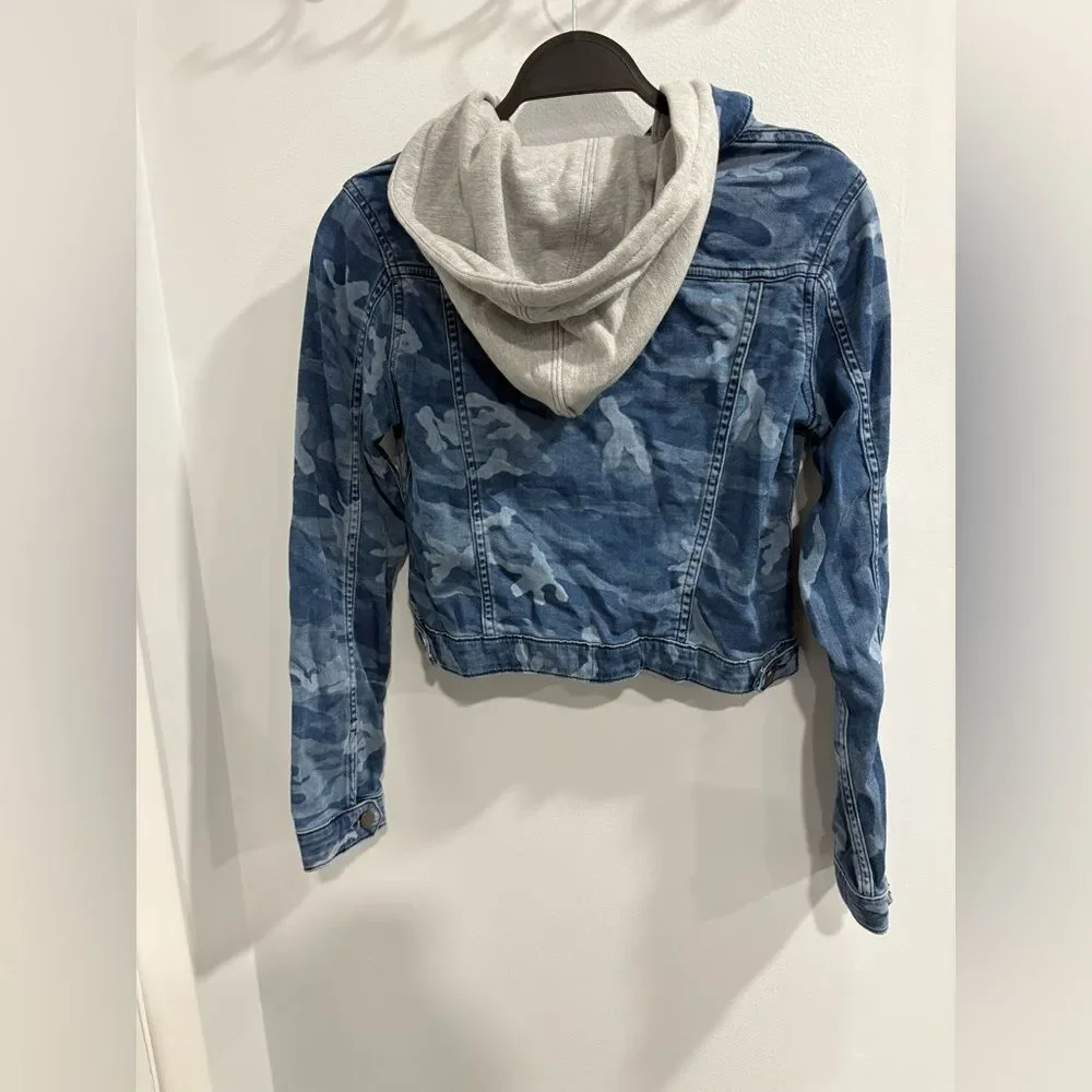 DL1961 Kids Blue Camo Jean Jacket Youth/juniors